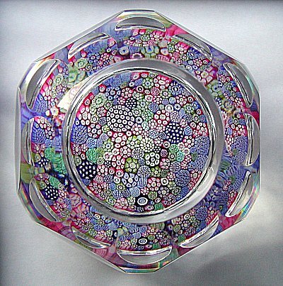 Whitefriars complex millefiori paperweight