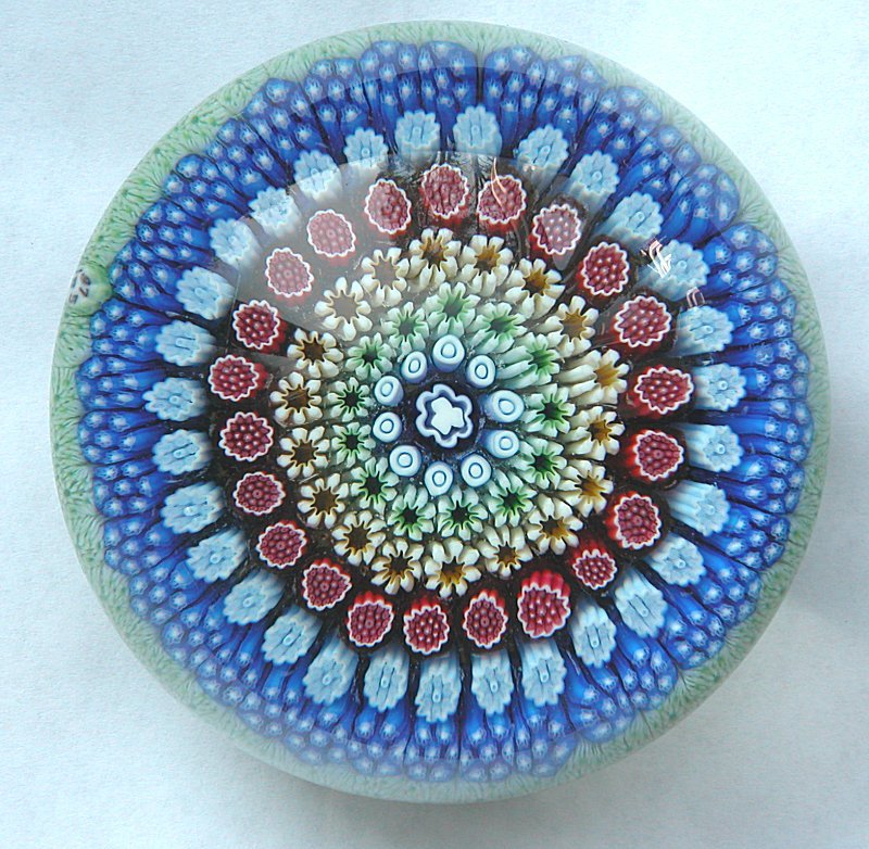 Baccarat Concentric Paperweight
