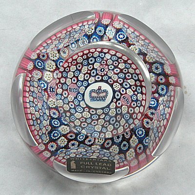 Whitefriars millefiore closepack paperweight